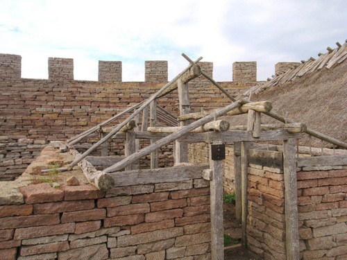 Viking Fortress Interior Structures.